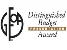 GFOA Distinguished Budget Presentation Award 216x162