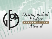 GFOA Distinguished Budget Award 2019 216x162